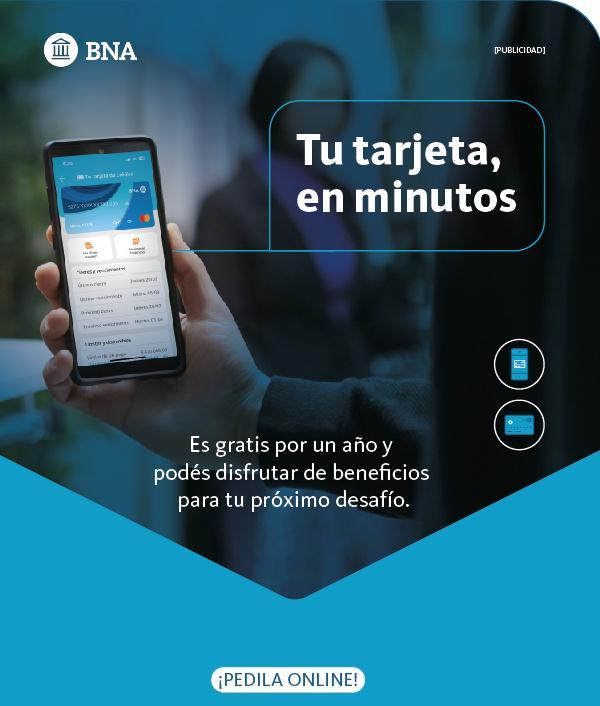 Tu tarjeta BNA, en minutos!